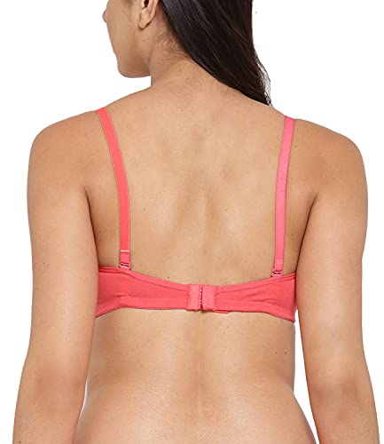 Image of Inner Sense Women's Soft Organic Cotton Bamboo Bra for Women I Comfortable, Padded, Wire Free, Smooth Straps, High Coverage Everyday Tshirt Bra for Women |