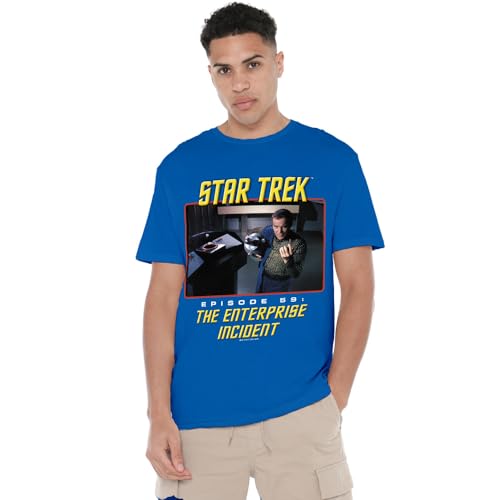 T-Shirt Star Trek Unisexe Bleu Royal Idéal pour Sorties Geek et Conventions