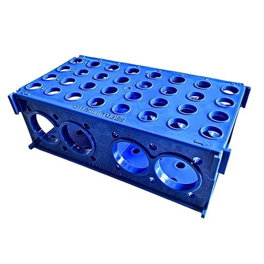 Universal Combi Link Rack | Universal Combi Rack Interconnecting rack | Polypropylene Test Tube Rack Multi-Size 4-Way 80 wells Pack of 1-image-6