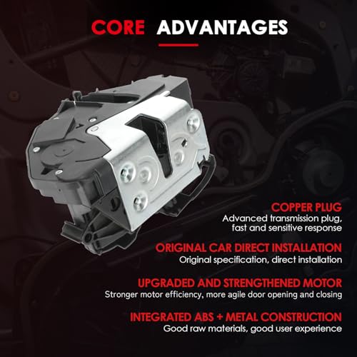 Image of CCIYU Door Lock Actuator Front Left side for Ford Escape 2013-2014 2017-19 | for Ford Focus 2012-2018,for Ford Fusion 2014-2020 power door lock replaces BM5A-A21813-AE