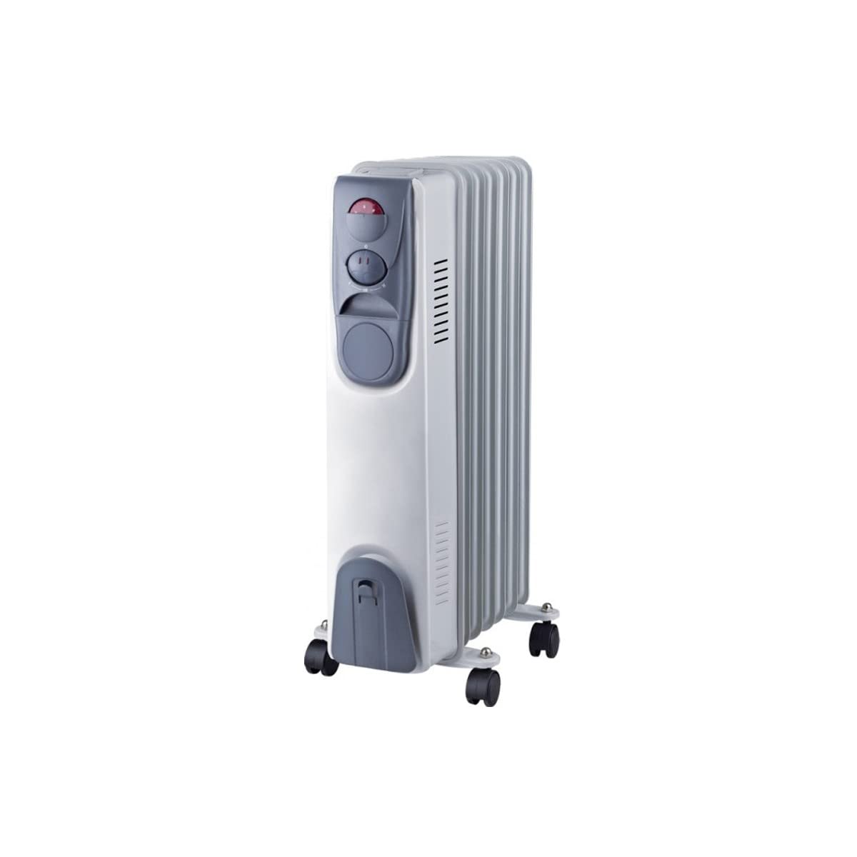 Radiatore In Metallo Ad Olio Niklas 7 Elementi 1500watt 230 Volt Con Ruote