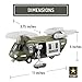 Lollipop United States Army Helicopter Toy, Military Rescue Copter w/Lights, Sound & Accessories, Soldier Transport Aircraft Model, 3+