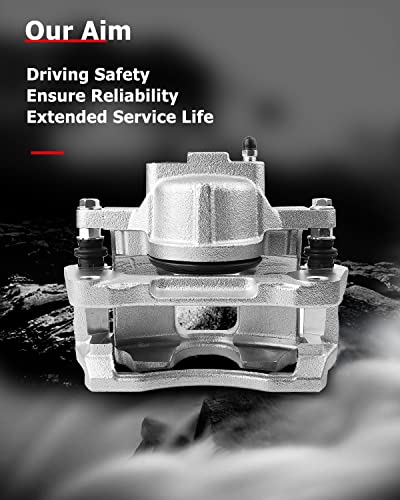 Image of cciyu Front Disc Brake Caliper w /Bracket 18B5045 For Chrysler For Town & Country,For Dodge For Grand Caravan /For Nitro,For Jeep For Liberty /For Wrangler,For Ram For C /V,For Volkswagen For Routan