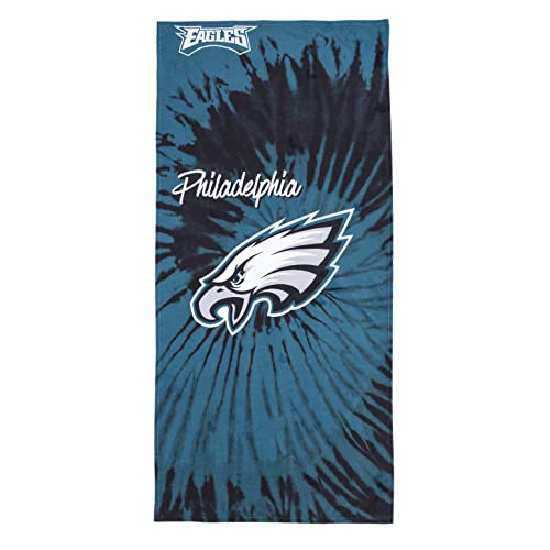 Image of Northwest NFL Philadelphia Eagles Unisex-Adult Beach Towel, 30 inch x 60 inch, Psychedelic