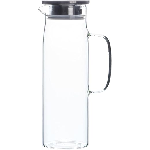 HEAVENGLOW Glass Cold Water Jug Kettle Large Capacity Heat Resistant as described