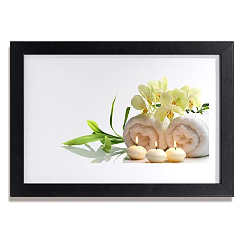 Photo murale haut de gamme 30x20 affiche encadrée MDF orchidée