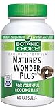 Botanic Choice Nature’s Wonder Plus-Ashwagandha, Biotin, Inositol, Fo-ti Powder - 60 Capsules
