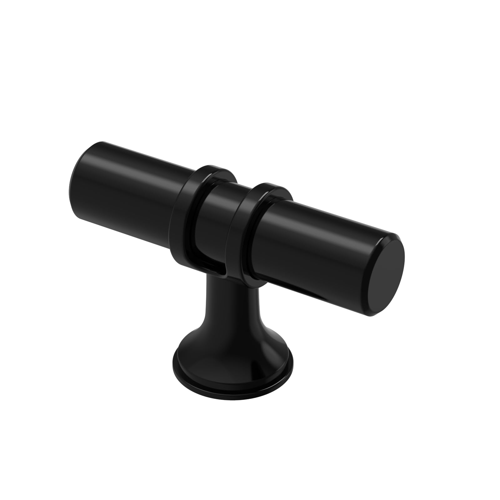 Alzassbg 10 Pack Att Black Cabinet Knobs, 1.1 Inch(25) Diaeter - View #2