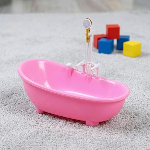 Mini baignoire électrique pour maison de poupée et décor miniature - 6
