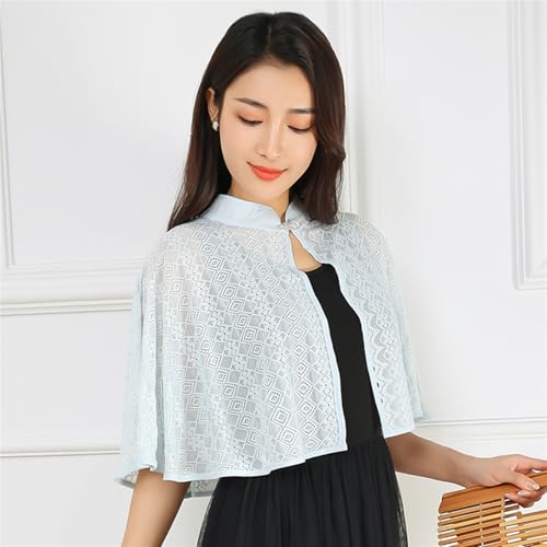 GIBZ Shawls and Wraps for Women, Shrug Cape Cover Up for Evening Dress, Lace Cardigan Top Wedding Bridesmaid Formal Shawl2