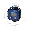 TICFOX Flow Meter, Digital Display High Accuracy Water Diesel Flow Meter Flowmeter 1in Internal Thread Flow Sensor Flow Range 5-120 Litres/Minute for Diesel, Gasoline, Urea,Water, Oil #1