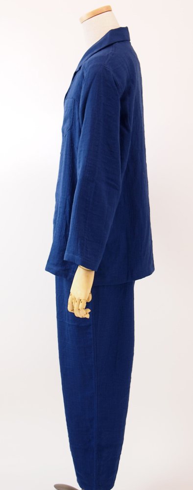 専用』UCHINO マシュマロガーゼ ダークブルー2 ルームウェア M UCHINO