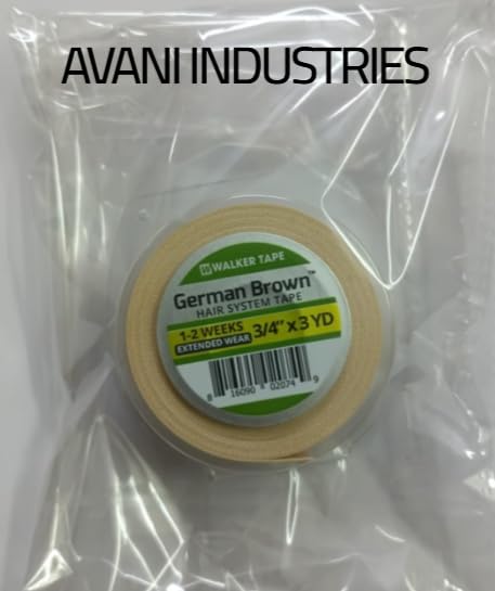 AVANI INDUSTRIES Walker Tape Liner Tape Roll, german brown tape 3/4 ", 3 Yards