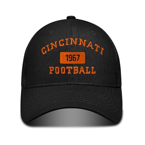 Embroidered Football Trucker Hat Snapback Unisex Mesh Back Cap for Football Fans Gifts
