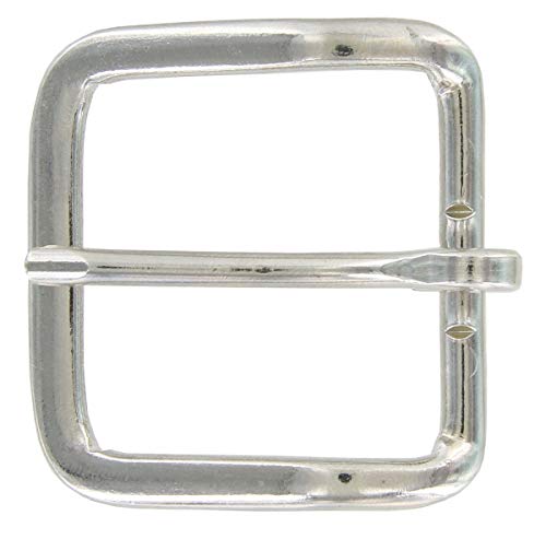 Simple Round Edge Square Single Prong Replacement Belt Buckle 40MM