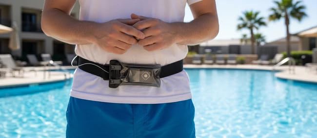 Bolsa impermeable para bomba de agua con catéter