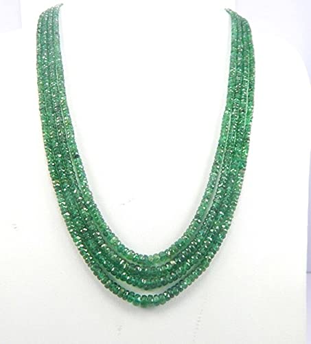 Collier émeraude naturelle facettée LKBEADS, le cadeau de perles idéal pour elle
