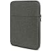 moex Dash Case für Surface Go 3 Tasche mit Reißverschluss und Fach für Zubehör, Sleeve Laptop Hülle weich Gepolstert, Schutzhülle Minimalistisch Laptoptasche, Dunkelgrau