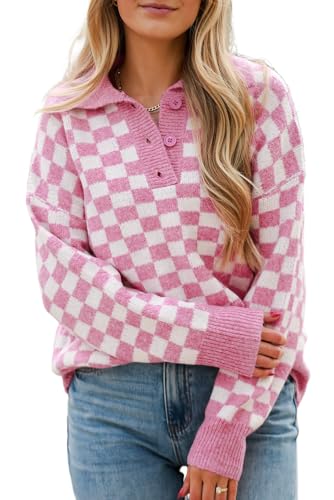 Comfortable and Chic Knit Sweater - Perfect for Fall and Spring