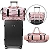 LEcylankEr Sac de Voyage Grand avec Compartiment à Chaussures, Sac de Sport Imperméable pour Hommes et Femmes, Gym Bag Élégant avec Compartiment Humide (Rose) #2