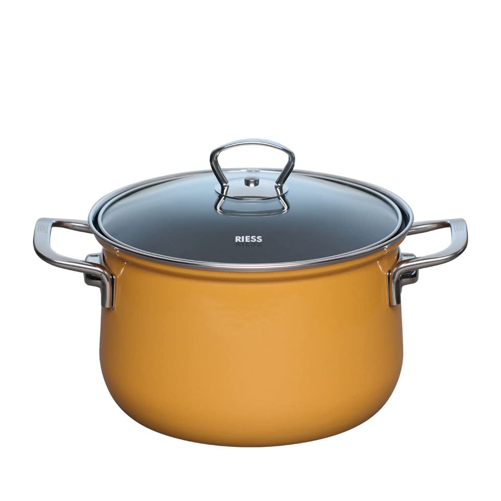 Pentola In Ghisa Kazan 6L | Casseruola Da Campeggio | Coperchio Incluso | &Oslash; 26 Cm