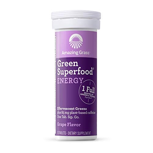 Amazing Grass Effervescent Tablets Grape 10 Count