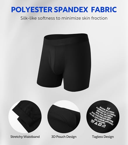 Natural Feelings Athletic Mens Underwear Boxer Briefs for Men pack 2-4 Pack S M L XL XXL4