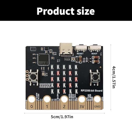 Placa de desarrollo RP2350bit para evitar errores de conexión al programar en escuelas 3