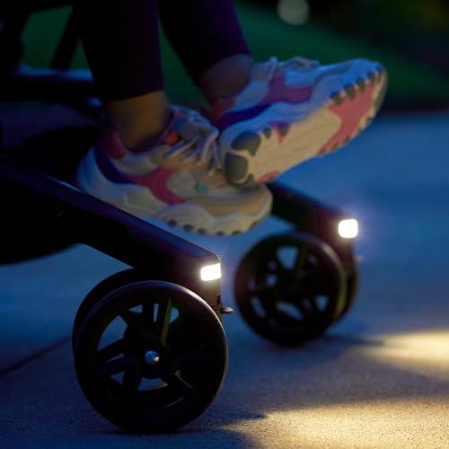 Munchkin® Night Owl™ Lightweight Travel Stroller with Wheel Lights, Ultra Compact Baby Stroller for Everyday Travel and Easy Storage, Essential Gear for Babies & Toddlers, Black - image 7