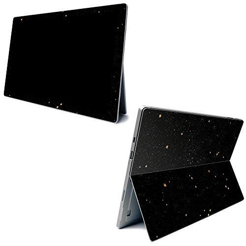 Image of MightySkins Carbon Fiber Skin for Microsoft Surface Pro 7 - Deep Space | Textured Carbon Fiber Finish | Easy to Apply, Remove, and Change Styles | Made in The USA
