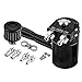 Lanyifang 1Set Bidon d'huile Noir Pot Automatique d'huile Moteur Alliage d'aluminium des Accessoires 300ML Réservoir d'huile Peut Réservoir Réservoir Peut