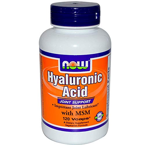NOW Hyaluronic Acid with MSM 120 Veg Capsules