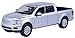2019 Ford F-150 Limited Crew Cab Pickup Truck Metallic Silver 1/24-1/27 Diecast Model Car by Motormax 79364