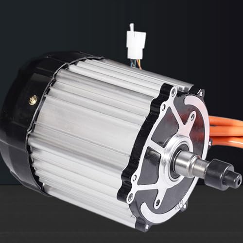 1500W Permanent Magnet Brushless DC Motor, 48V/60V/72V Electric Vehicle Battery Generator, High Efficiency Copper Core, 3200RPM for Differential Cars