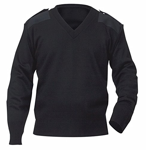 AEROPhoenix V-Neck Crew Sweater (Medium, Black)