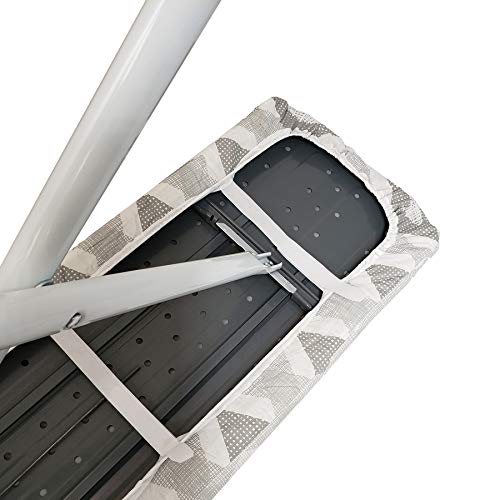 Homz Premium Standard Width Ironing Board Cover And Pad, Light Blue Solid #TOP3