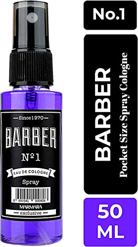 Marmara Barber Cologne - Best Choice Of Modern Barbers And Traditional Shaving Fans (No 1 Purple, 50Ml X 3 Spray Bottles) #TOP2