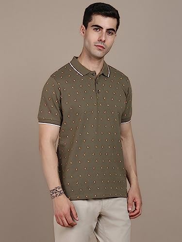 Image of Dennis Lingo Printed Polo Tshirt for Men
