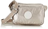 Volumen in L ca.: 0-10 Kipling Damen Abanu Umhängetasche Silber (Metallic Glow)