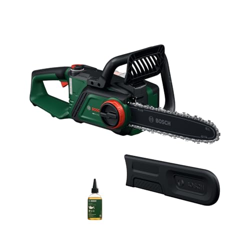 Bosch Tronçonneuse à chaîne sans-fil PKE18V-30-28 (technologie OptiCut, poids: 3,9 kg, vitesse de chaîne: 9 m/s, sans batterie)