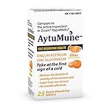 AytuMuneⓇ Fast Dissolving Tablets for Immune System Support, Natural Zinc Remedy and Sore Throat...