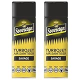 Powerful Air Freshener: The Savage Turbojet Air Sanitiser eliminates unpleasant odours and germs, leaving a long-lasting fresh fragrance in your home, office, or car. Dual Action: This 500ml spray not only freshens the air but also sanitises it, prov...