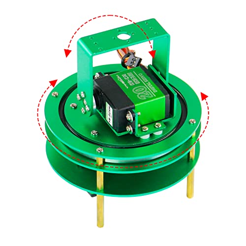 Image of Yahboom 2-DOF Servo Pan-Tilt Kit for DIY Robot, Electric Platform with Metal Servo, Accessories for Camera or Robot Arms Bracket (2DOF Metal servo Without Control Board)