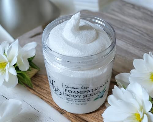 Hickory Ridge Soaps Gardenia Rose Foaming Sugar Scrub | Body Scrub thumb #2
