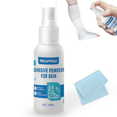 Allony Anti-Adhesif, Sparadrap Dissolvant Colle, 30ml Pansement Spray Convient pour Enlever La Colle Collante Telle Que Le Plâtre, Les Bandages, La Gaze