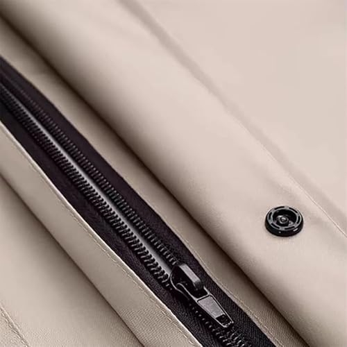 Evita calarte con este impermeable alargado engrosado y chubasquero unisex grande 3