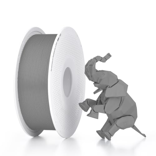 Bambu Lab PLA 3D Printer Filament 1.75mm RFID 1kg with Spool, Gray