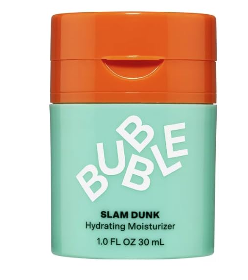 Bubble Skincare Slam Dunk nawilżający krem nawilżający do twarzy, do skóry normalnej, 1,0 fl oz / 30 ml