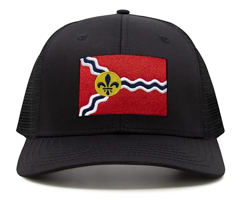 Image of International Tie City Hat for Men and Women, Adjustable Snapback Trucker Baseball Cap with Embroidered Patch
