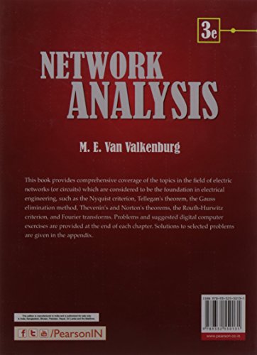 Network Analysis, 3Rd Edn